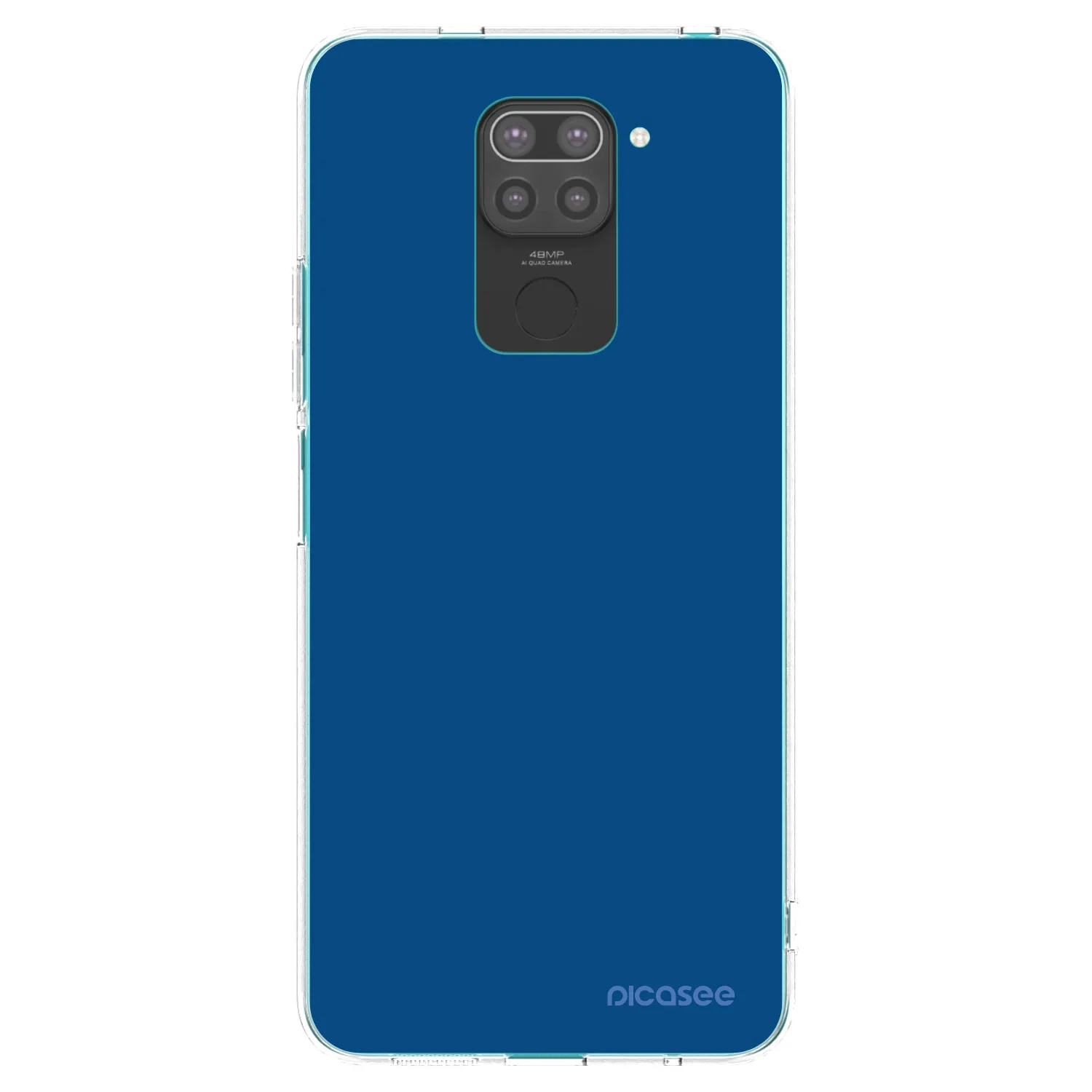 Picasee silikónový čierny obal pre Xiaomi Redmi Note 9 - Navy Blue