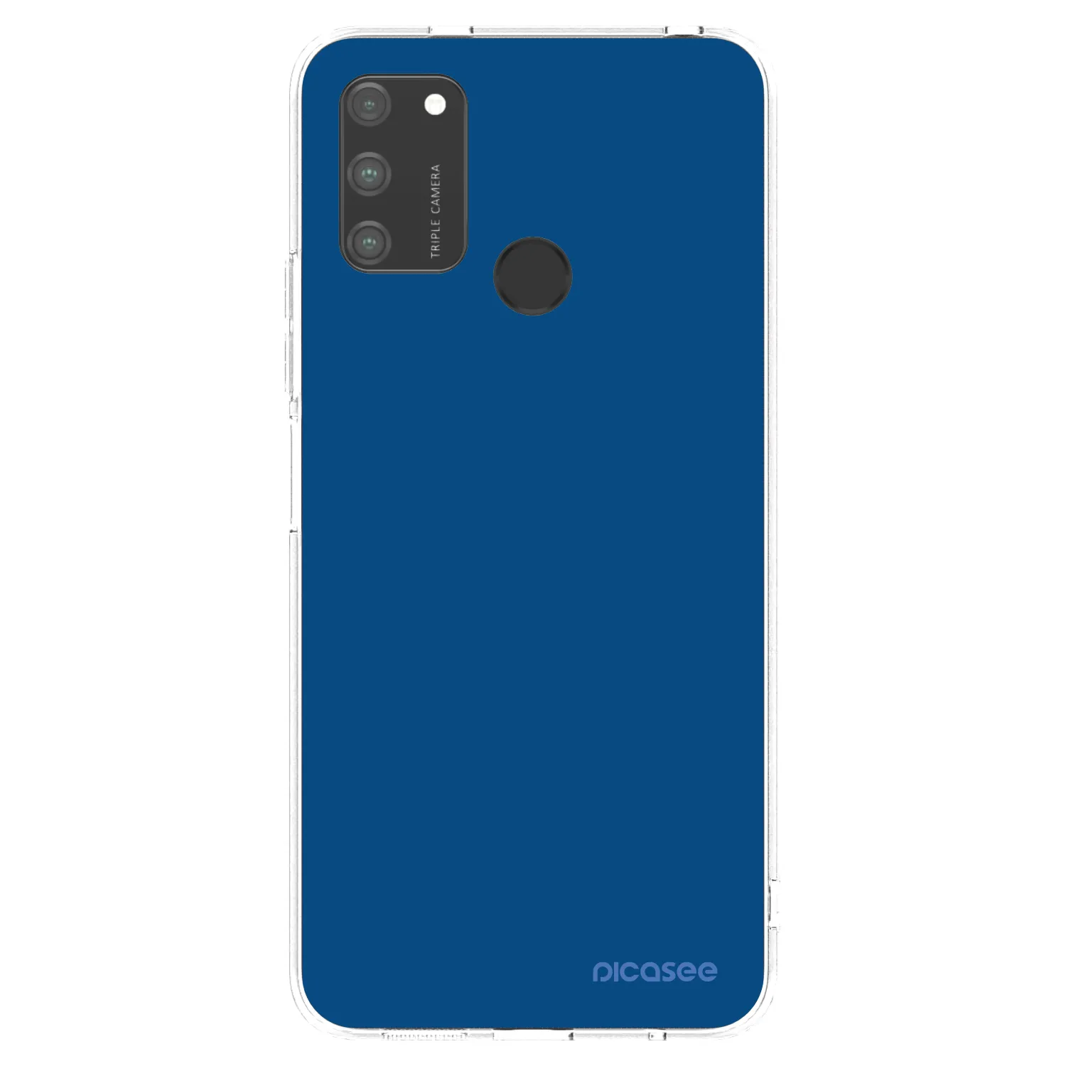 Picasee silikónový prehľadný obal pre Honor 9A - Navy Blue