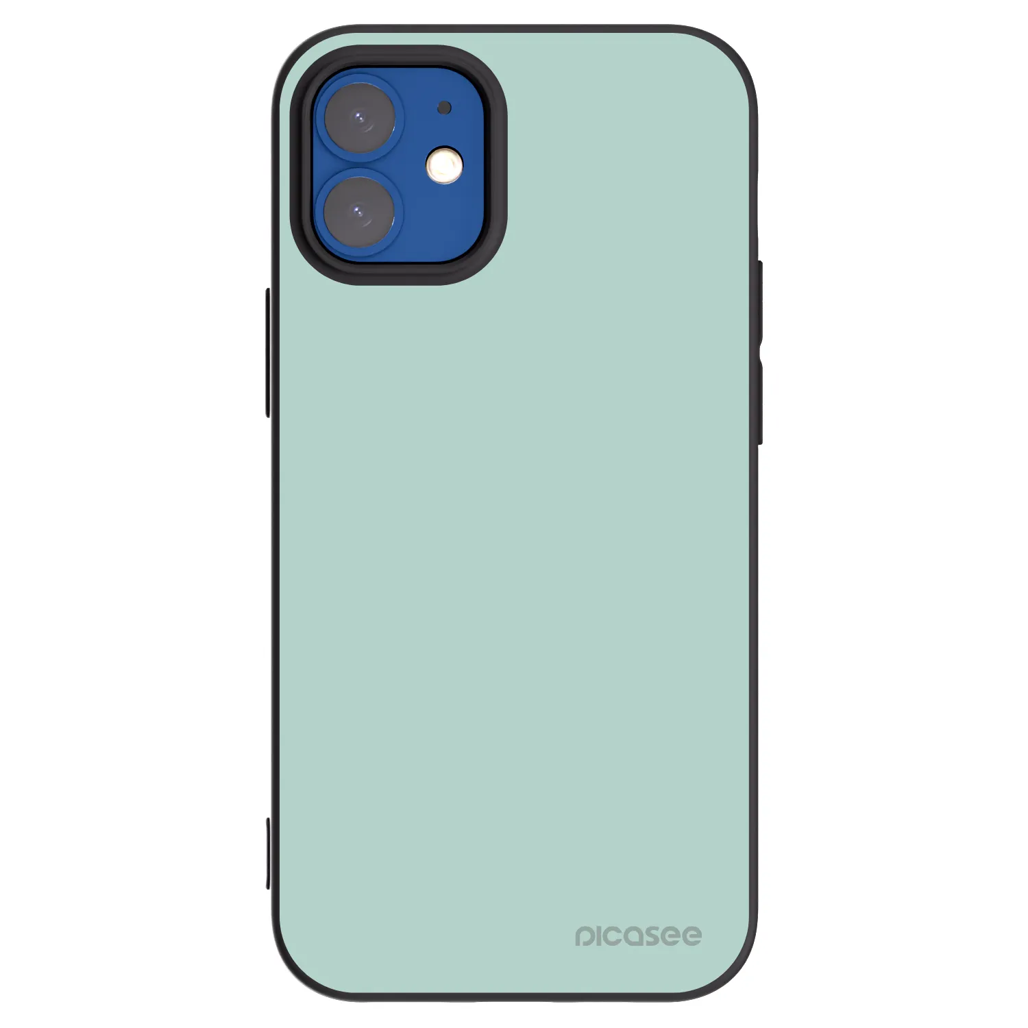 Picasee silikónový čierny obal pre Apple iPhone 12 mini - Pastel Charm