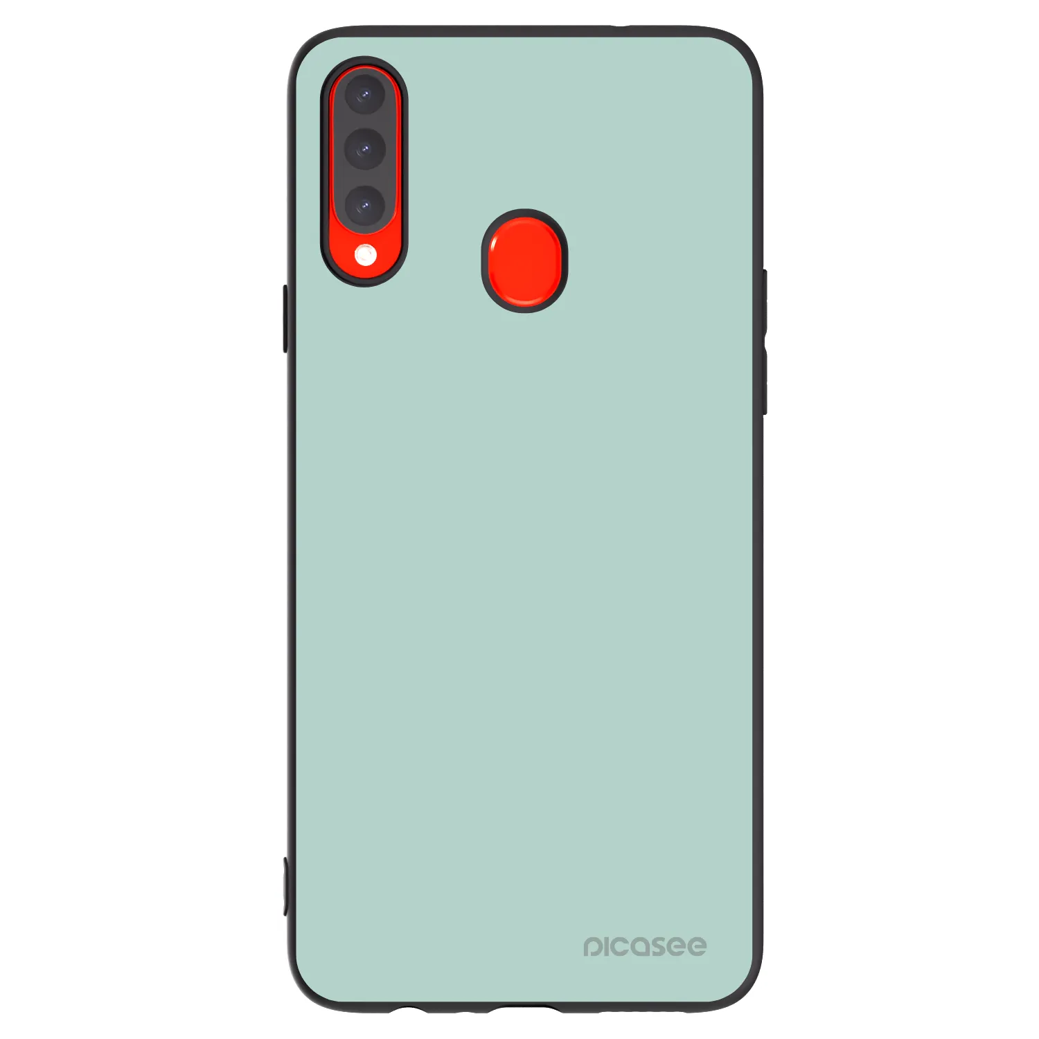 Picasee silikónový čierny obal pre Samsung Galaxy A20s - Pastel Charm
