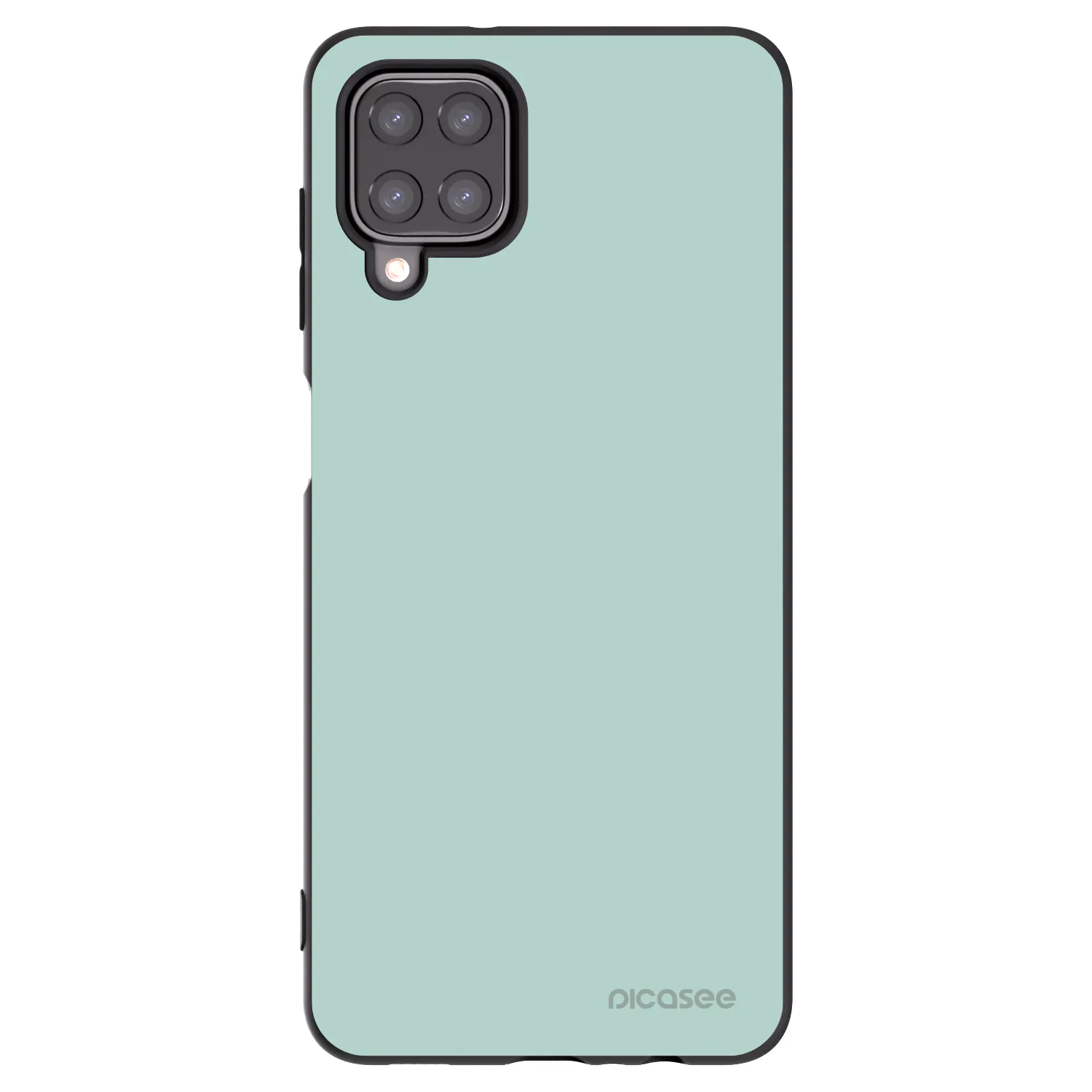 Picasee silikónový čierny obal pre Samsung Galaxy A12 A125F - Pastel Charm