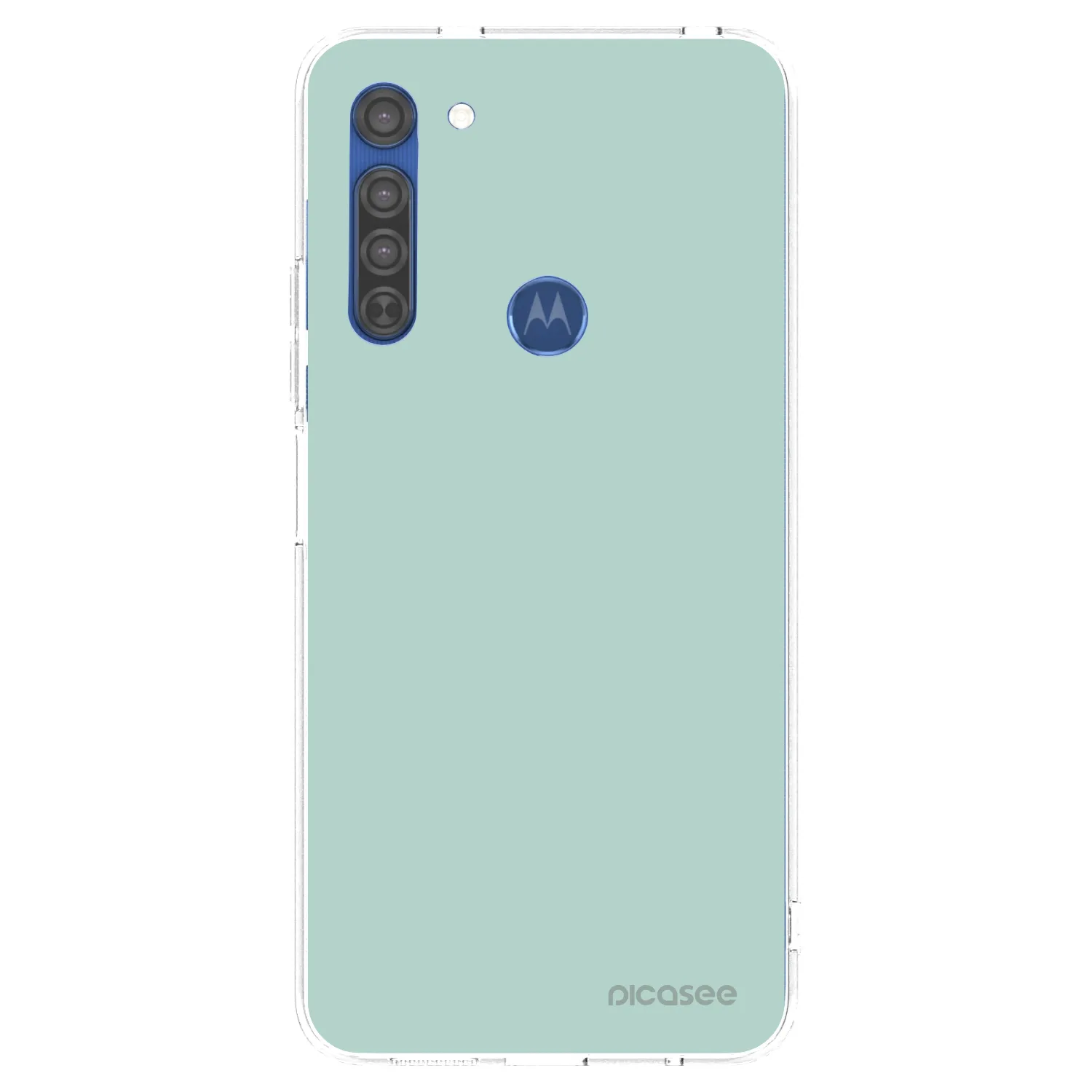 Picasee silikónový prehľadný obal pre Motorola Moto G8 - Pastel Charm