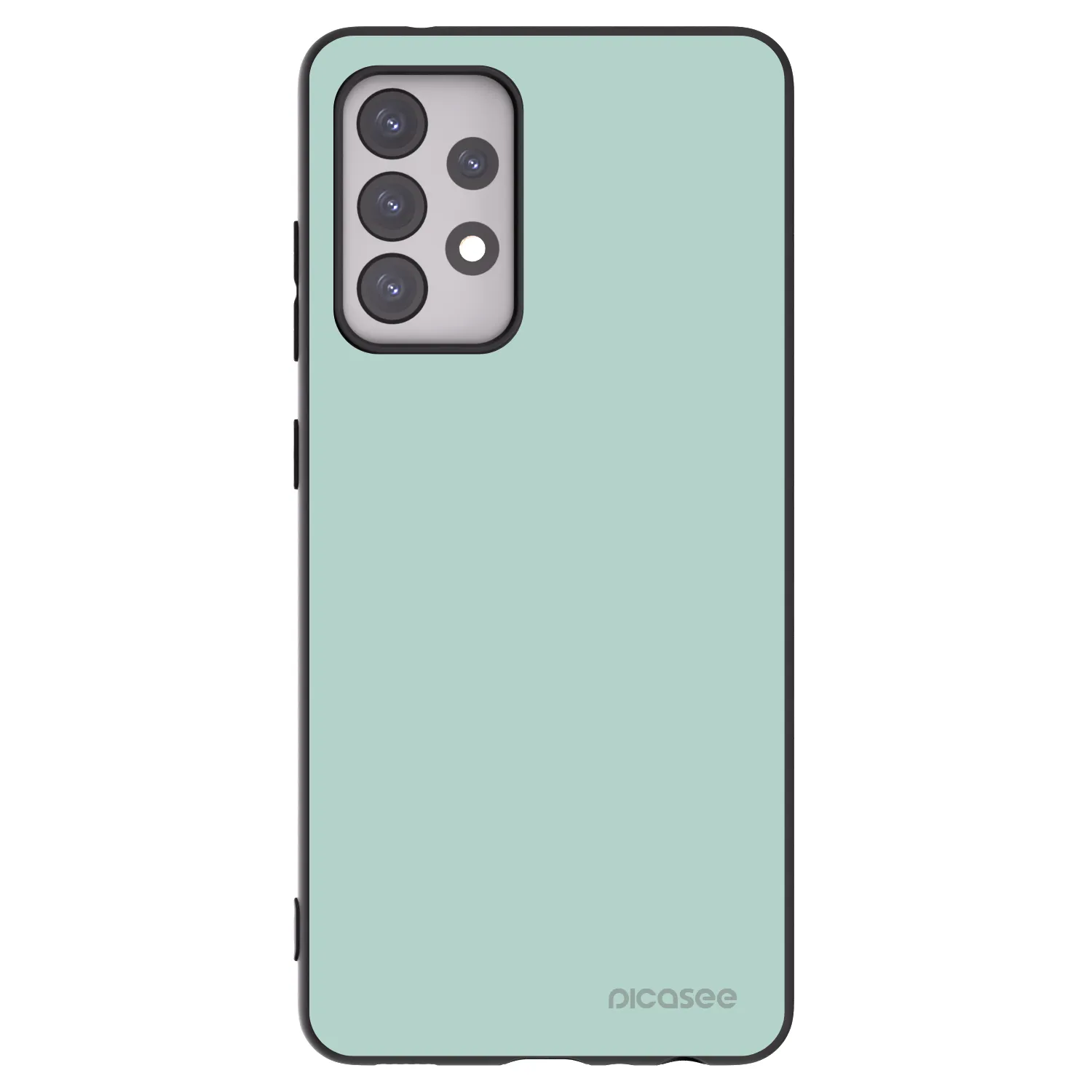 Picasee silikónový čierny obal pre Samsung Galaxy A52 5G A525F - Pastel Charm