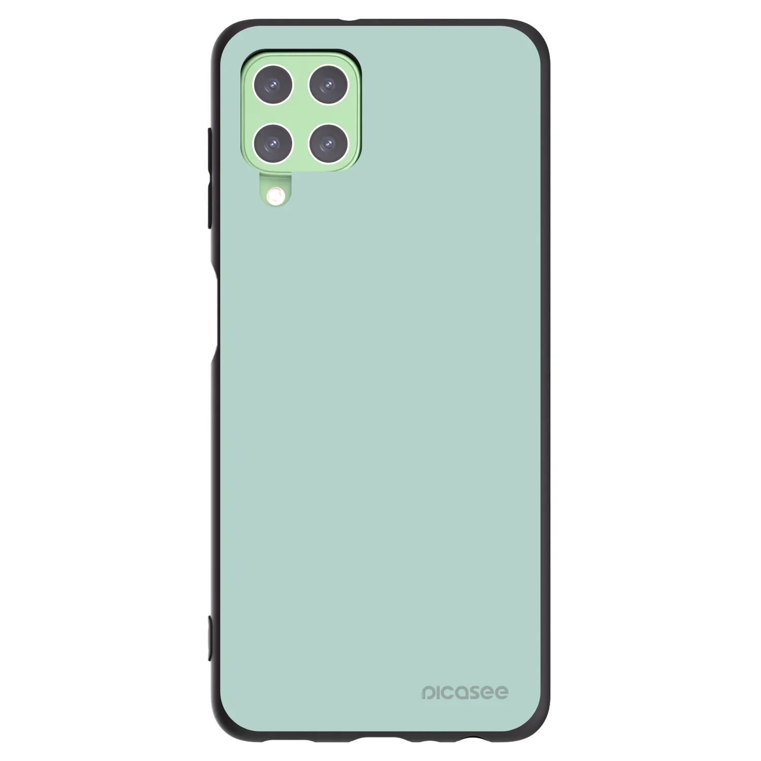 Picasee silikónový čierny obal pre Samsung Galaxy A22 A225F 4G - Pastel Charm