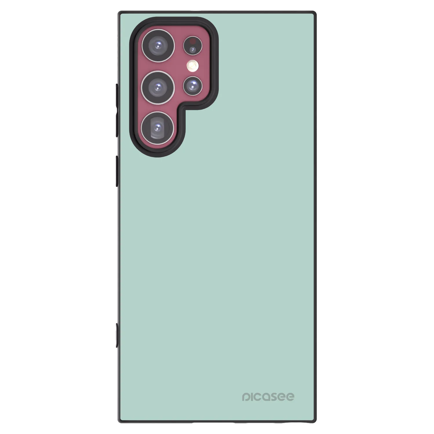 Picasee silikónový čierny obal pre Samsung Galaxy S22 Ultra 5G - Pastel Charm