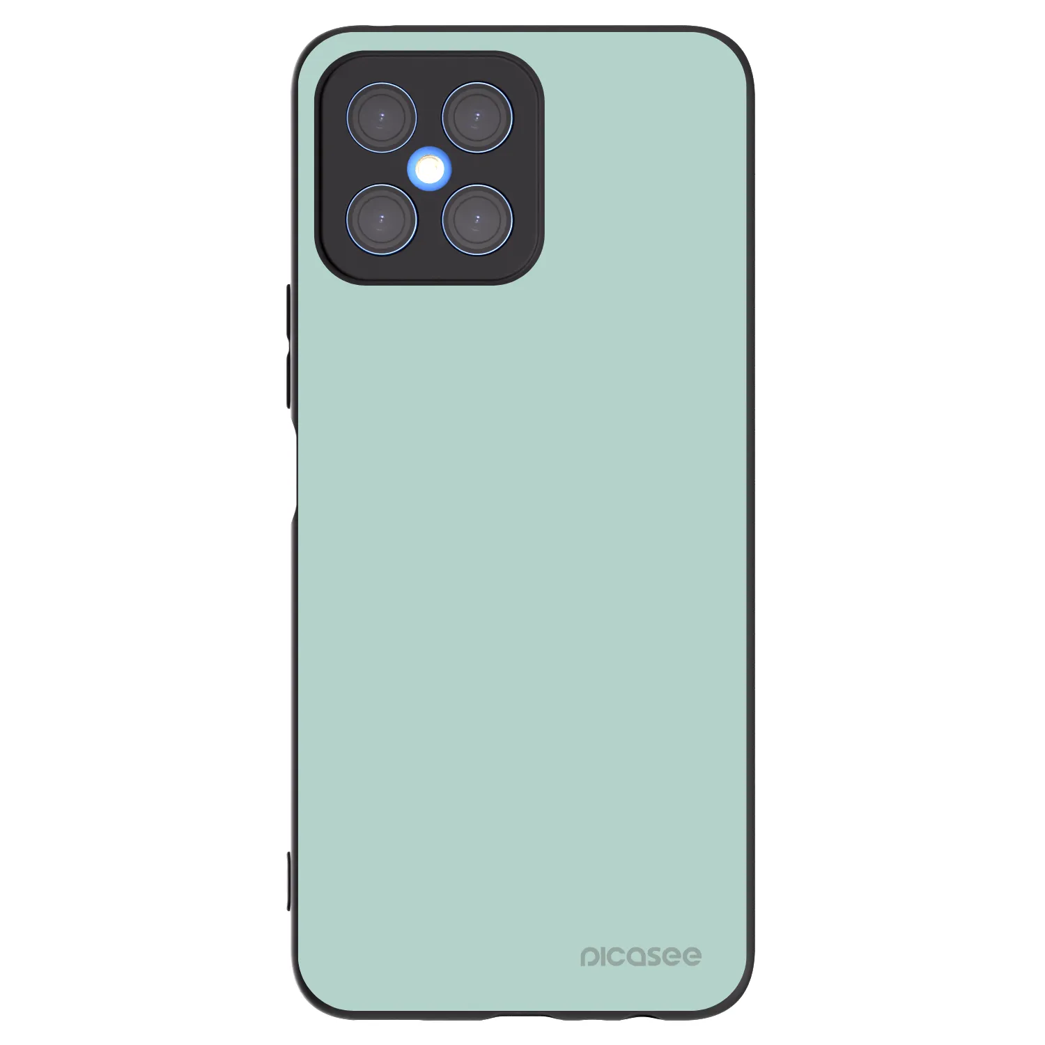 Picasee silikónový čierny obal pre Honor X8 4G - Pastel Charm