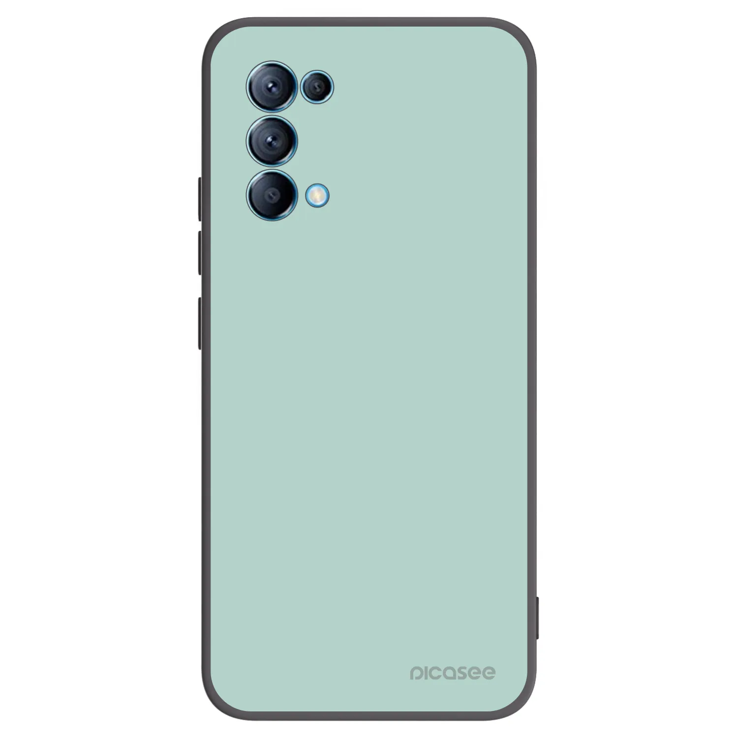 Picasee silikónový čierny obal pre OPPO A16s - Pastel Charm