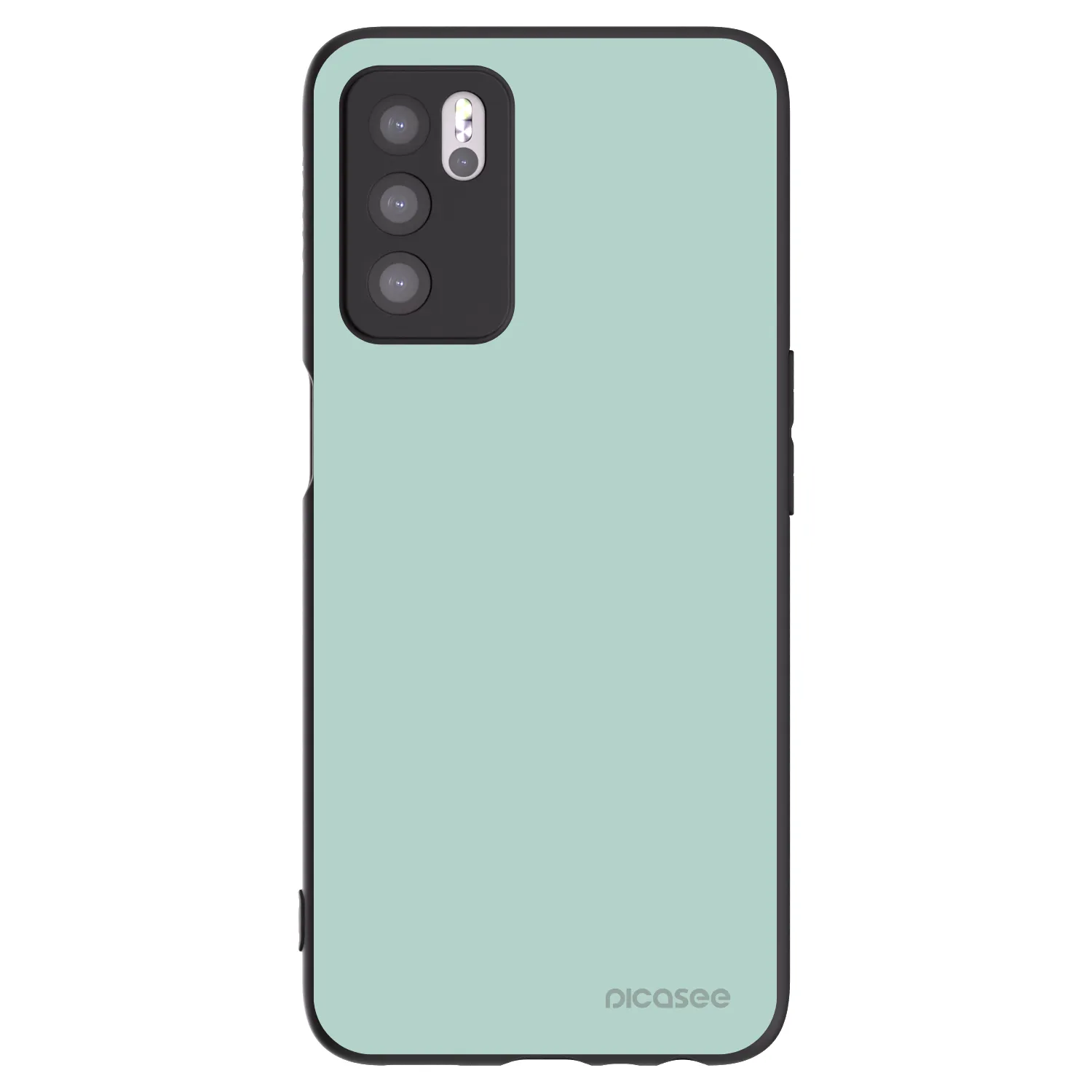 Picasee silikónový čierny obal pre OPPO A16s - Pastel Charm