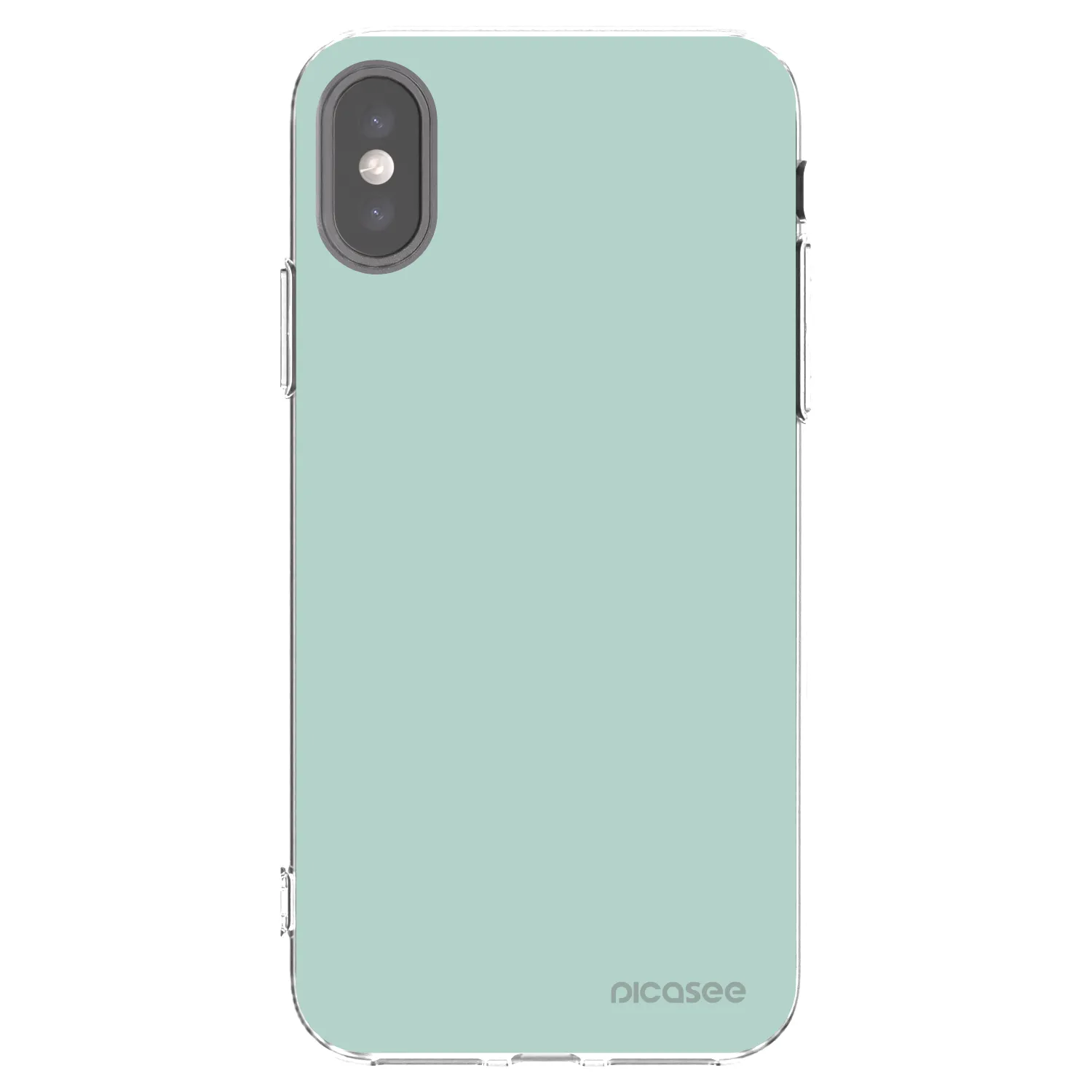 Picasee silikónový prehľadný obal pre Apple iPhone X/XS - Pastel Charm