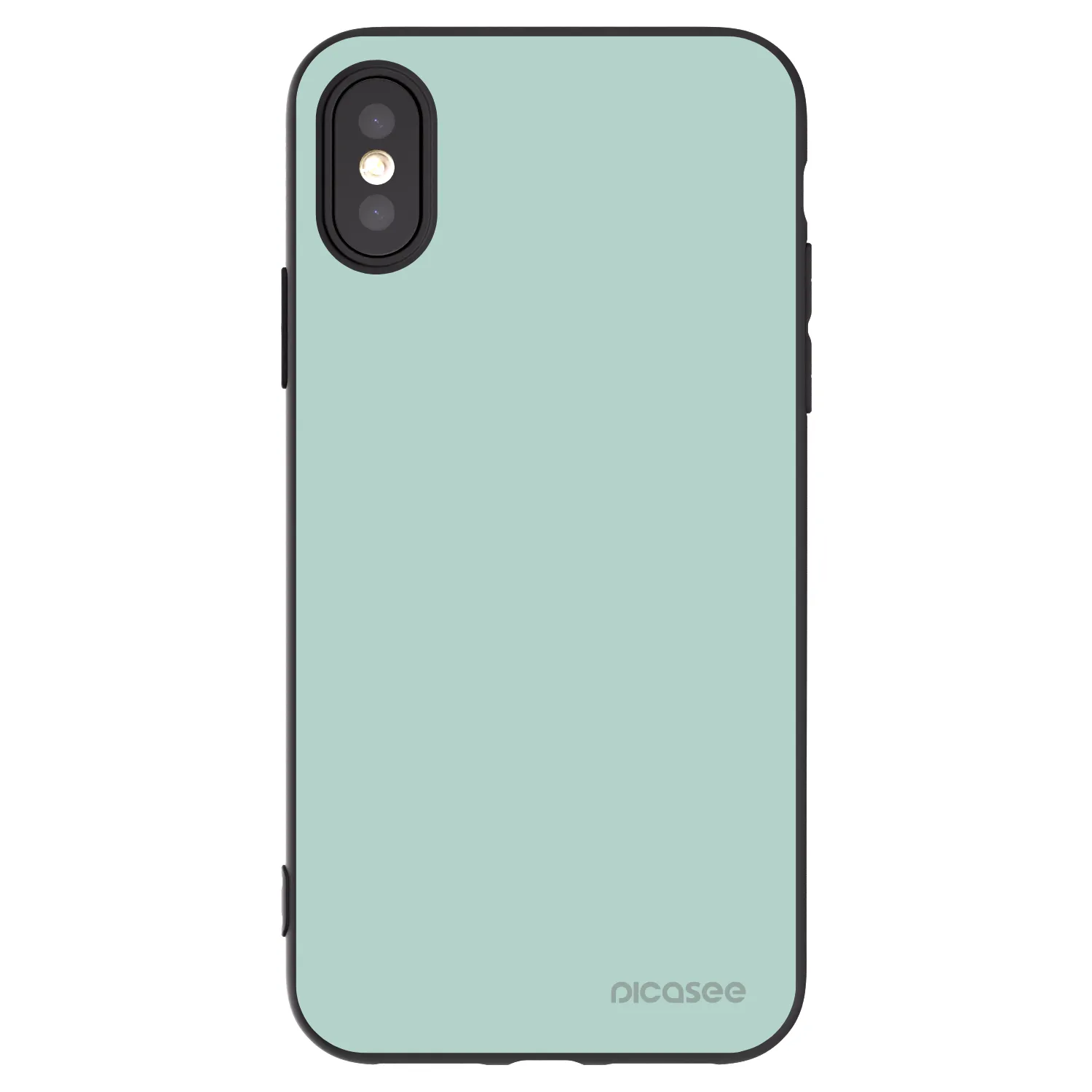 Picasee silikónový čierny obal pre Apple iPhone X/XS - Pastel Charm