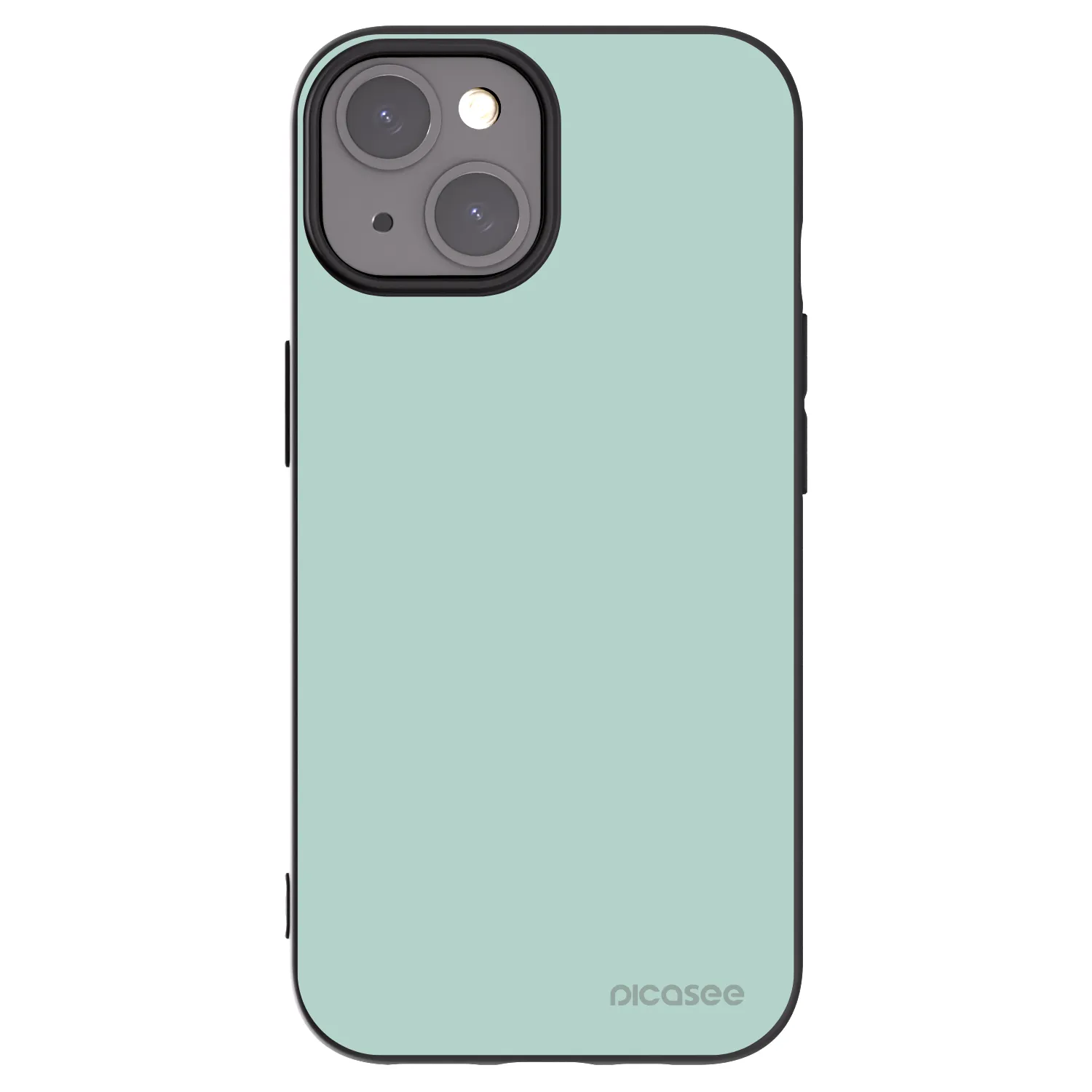Silikónový čierny obal pre Apple iPhone 15 - Pastel Charm