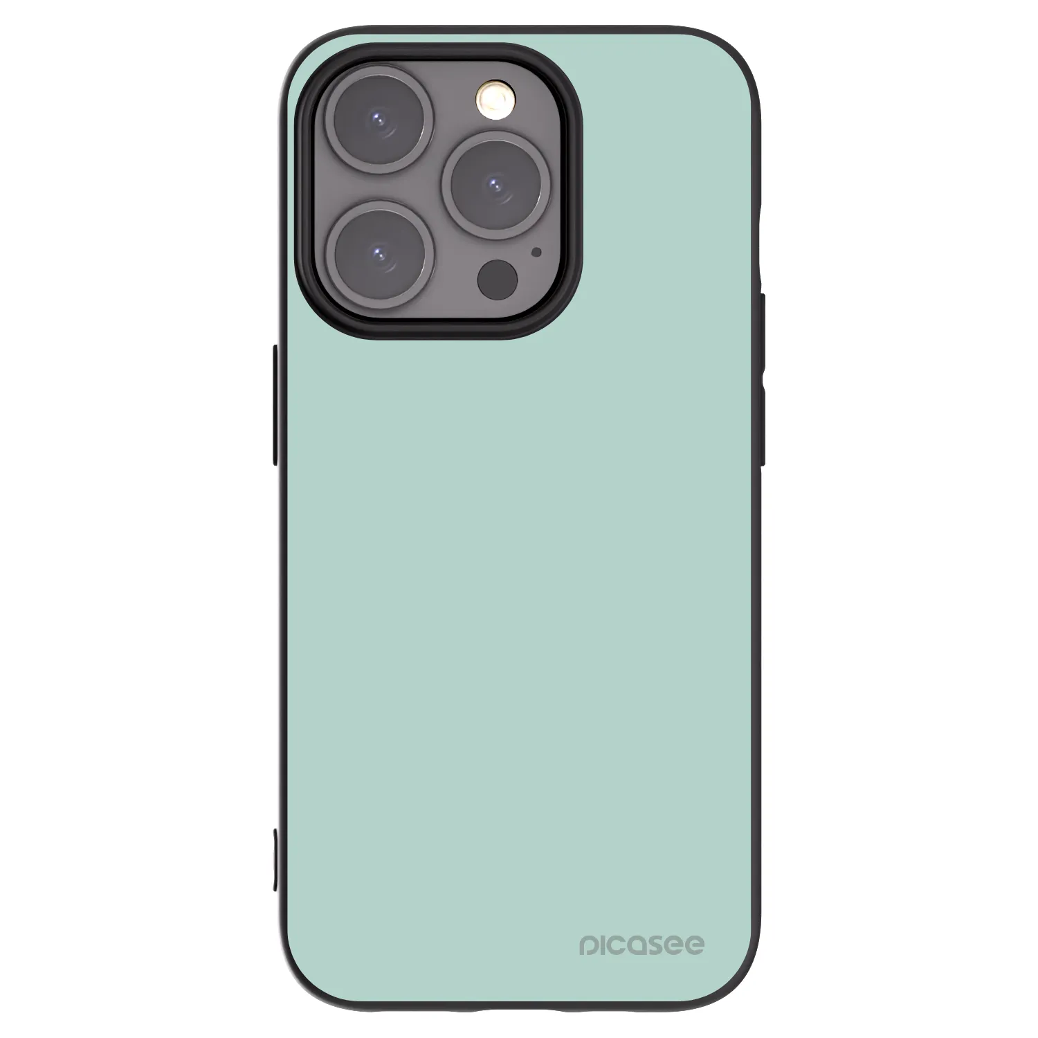 Silikónový čierny obal pre Apple iPhone 15 Pro - Pastel Charm