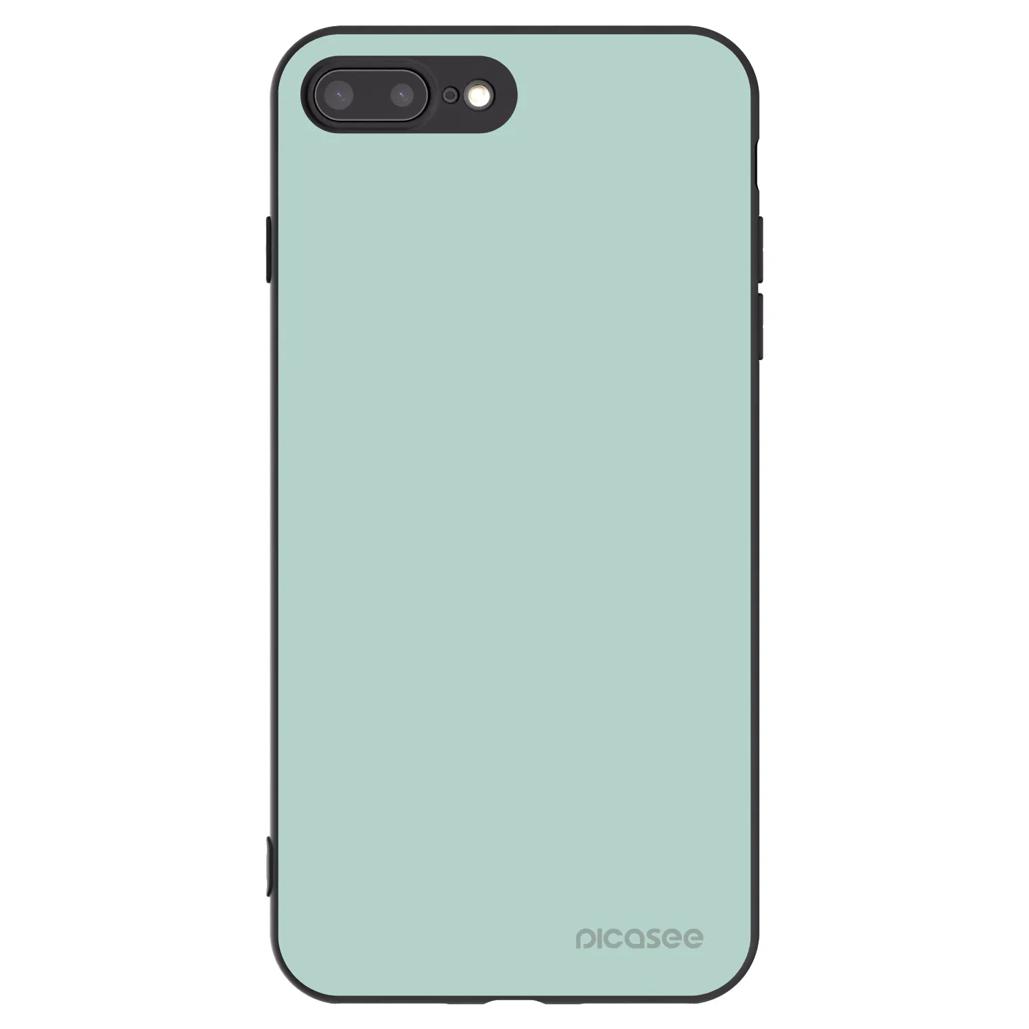 Picasee silikónový čierny obal pre Apple iPhone 8 Plus - Pastel Charm