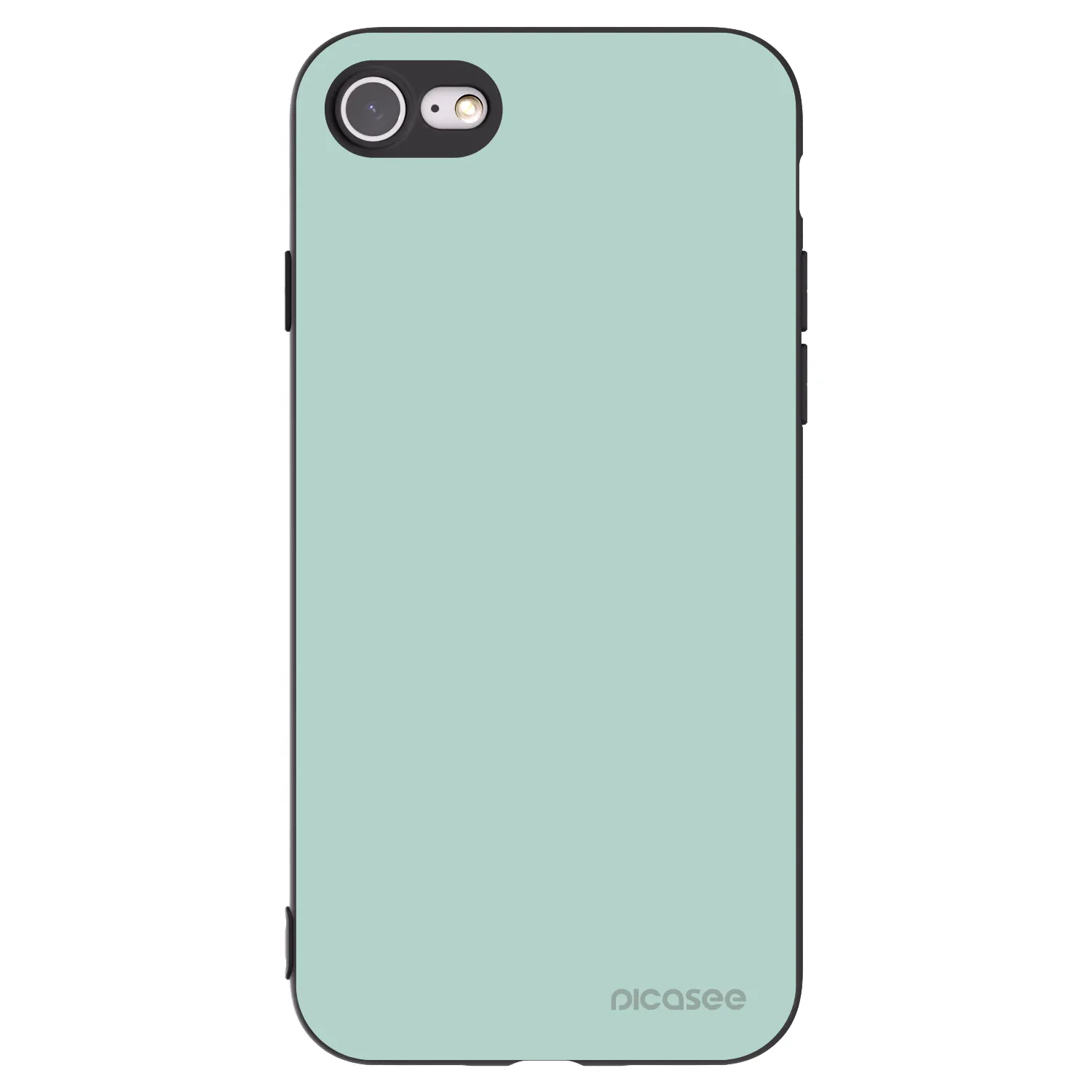 Picasee silikónový čierny obal pre Apple iPhone SE 2020 - Pastel Charm