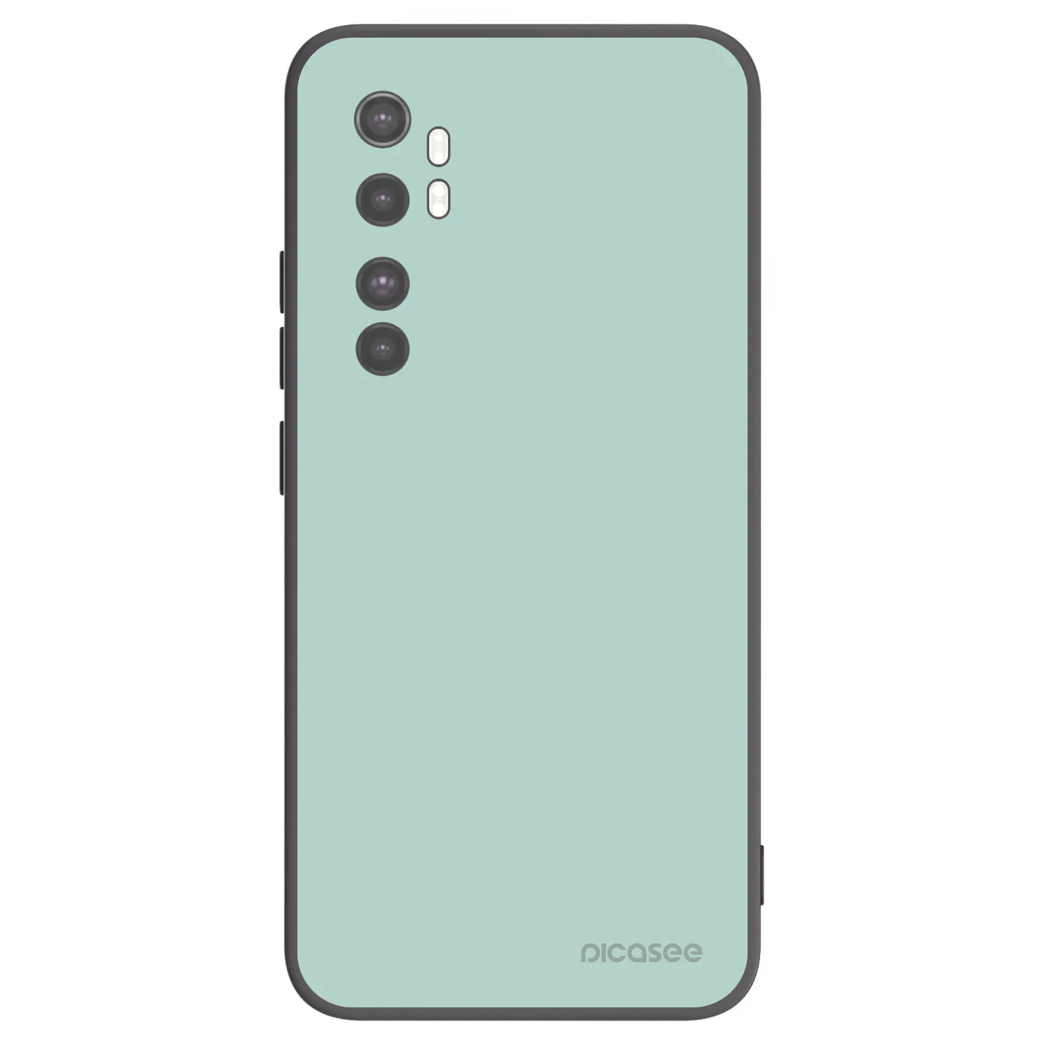 Picasee silikónový čierny obal pre Xiaomi Mi Note 10 Lite - Pastel Charm