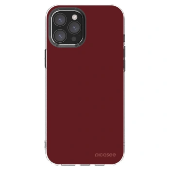 Picasee silikónový prehľadný obal pre Apple iPhone 12 Pro Max - Red Bliss