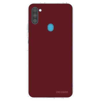 Picasee silikónový prehľadný obal pre Samsung Galaxy M11 - Red Bliss
