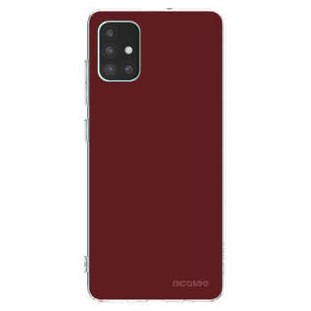 Picasee silikónový prehľadný obal pre Samsung Galaxy M51 M515F - Red Bliss