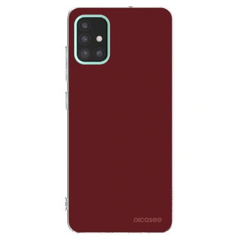 Picasee silikónový prehľadný obal pre Samsung Galaxy M31s - Red Bliss
