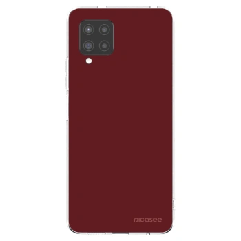 Picasee silikónový prehľadný obal pre Samsung Galaxy A42 A426B - Red Bliss