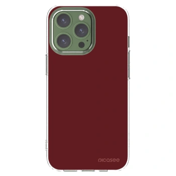 Picasee silikónový prehľadný obal pre Apple iPhone 13 Pro - Red Bliss