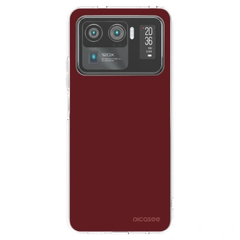Picasee silikónový prehľadný obal pre Xiaomi Mi 11 Ultra - Red Bliss