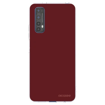 Picasee silikónový prehľadný obal pre Realme 7 - Red Bliss
