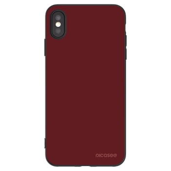 Picasee silikónový čierny obal pre Apple iPhone XS Max - Red Bliss