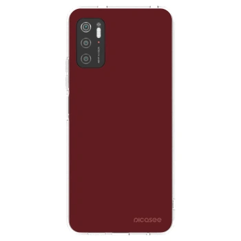 Picasee silikónový prehľadný obal pre Xiaomi Poco M3 Pro 5G - Red Bliss