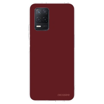 Picasee silikónový prehľadný obal pre Realme 8 5G - Red Bliss