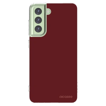Picasee silikónový prehľadný obal pre Samsung Galaxy S21 FE 5G - Red Bliss