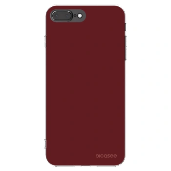 Picasee silikónový prehľadný obal pre Apple iPhone 7 Plus - Red Bliss