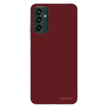 Picasee silikónový prehľadný obal pre Samsung Galaxy M13 M135F - Red Bliss