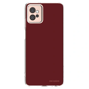 Picasee silikónový prehľadný obal pre Motorola Moto G32 - Red Bliss