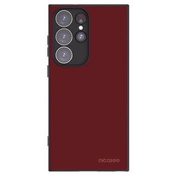 Picasee silikónový čierny obal pre Samsung Galaxy S23 Ultra 5G - Red Bliss