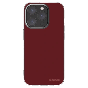 Picasee silikónový prehľadný obal pre Apple iPhone 15 Pro - Red Bliss