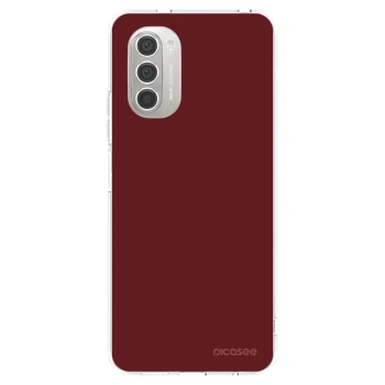 Picasee silikónový prehľadný obal pre Motorola Moto G51 - Red Bliss