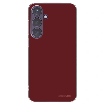 Picasee silikónový prehľadný obal pre Samsung Galaxy S24+ S926B 5G - Red Bliss