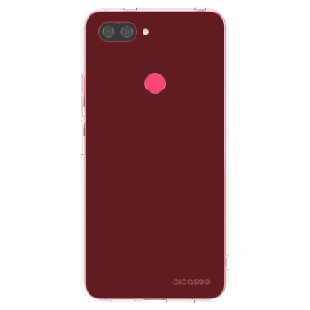 Picasee silikónový prehľadný obal pre Xiaomi Mi 8 Lite - Red Bliss