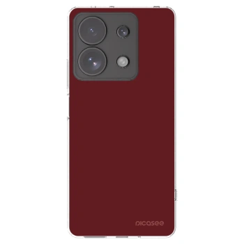 Picasee silikónový prehľadný obal pre Xiaomi Redmi Note 13 Pro 4G - Red Bliss