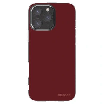Picasee silikónový prehľadný obal pre Apple iPhone 16 Pro Max - Red Bliss