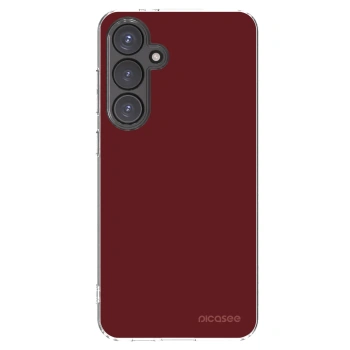 Picasee silikónový prehľadný obal pre Samsung Galaxy S24 FE S721B - Red Bliss