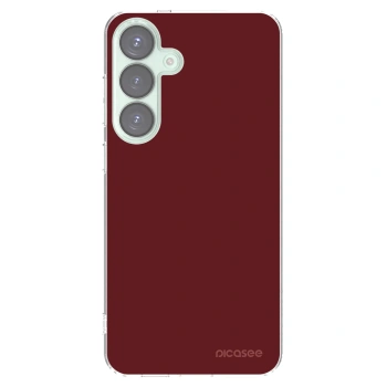 Picasee silikónový prehľadný obal pre Samsung Galaxy S25+ 5G - Red Bliss