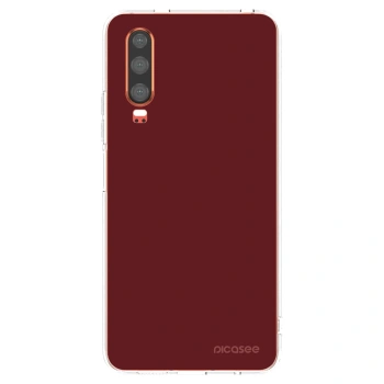 Picasee silikónový prehľadný obal pre Huawei P30 - Red Bliss