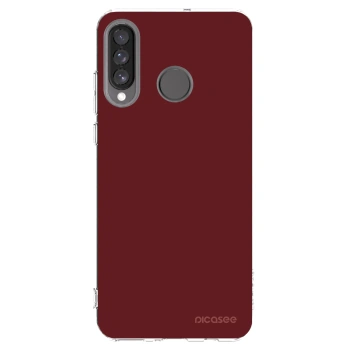 Picasee silikónový prehľadný obal pre Huawei P30 Lite - Red Bliss