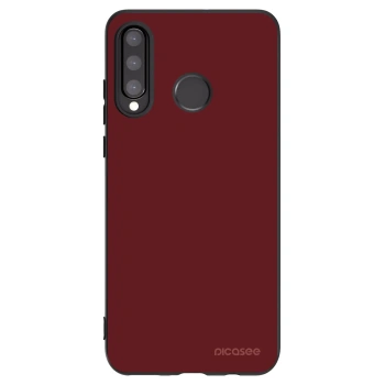 Picasee silikónový čierny obal pre Huawei P30 Lite - Red Bliss