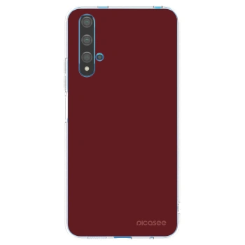 Picasee silikónový prehľadný obal pre Huawei Nova 5T - Red Bliss