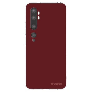 Picasee silikónový prehľadný obal pre Xiaomi Mi Note 10 (Pro) - Red Bliss