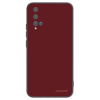 Picasee silikónový čierny obal pre Huawei Nova 5T - Red Bliss