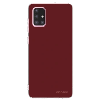 Picasee silikónový prehľadný obal pre Samsung Galaxy A71 A715F - Red Bliss